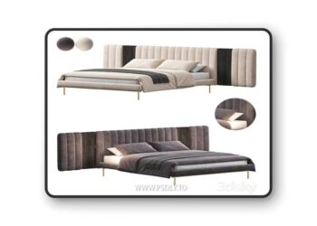 OTELLO BED By DITRE ITALIA 3D Model