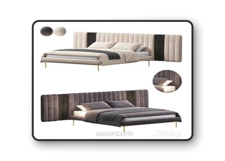 OTELLO BED By DITRE ITALIA 3D Model