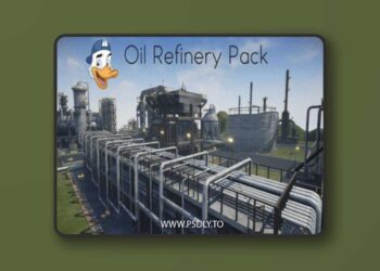 Oil Refinery Pack 3D Model