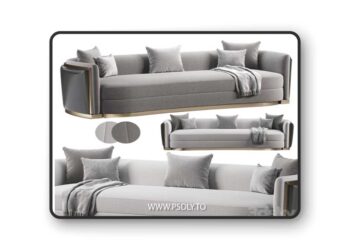 POWDERY SOFA by Bykepi 3D Model