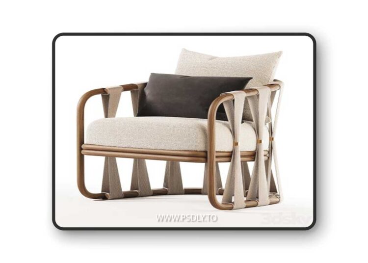 Palecek Strings Attached Lounge Chair