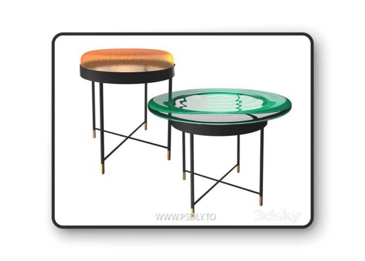 Roche Bobois Bilboquet Pedestal Table