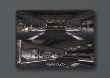 Sci-Fi Interior Asset Pack 1 3D Model