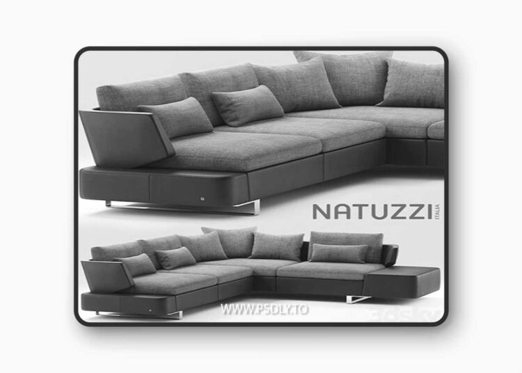 Sofa natuzzi opus 3D Model