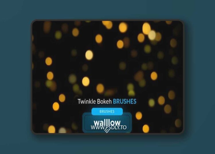Twinkle bokeh light effects photoshop brushes UTD2YC5