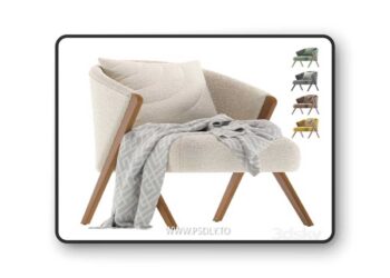 Upholstered Boucle Armchair Zara Home