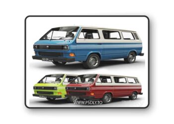 VW Transporter T3 3D Model