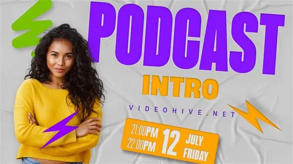 Videohive Creative Podcast Intro 54855739