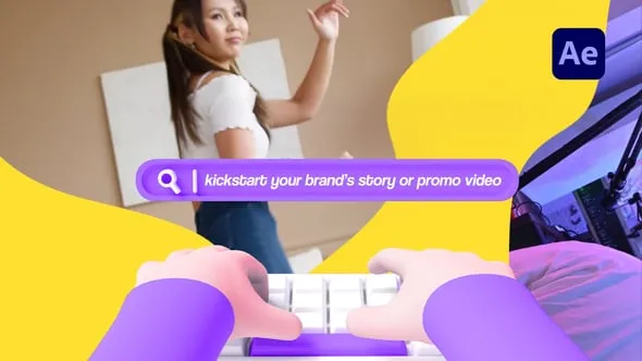 Videohive Cute 3D Search Intro 54893481