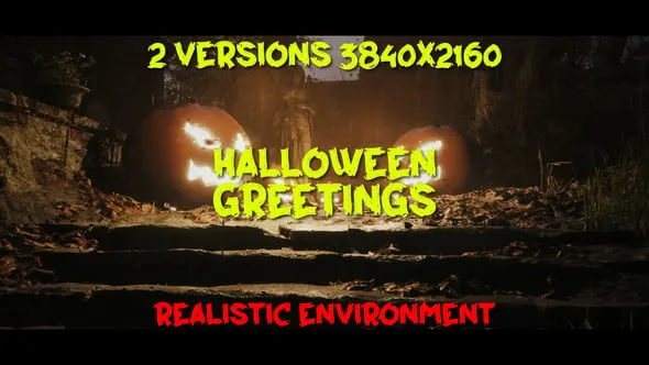 Videohive Halloween Greetings 54945499