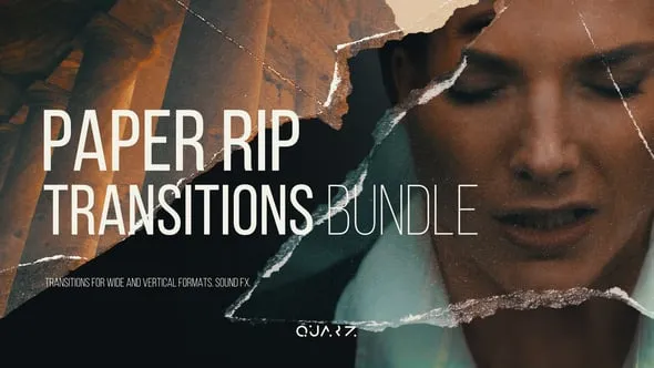 Videohive Paper Rip Transitions for After Effects 54981532