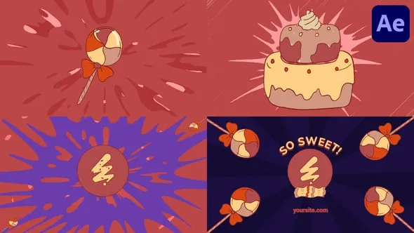 Videohive Sweet Morphing Logo for After Effects 55036625