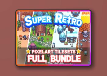 2D RPG topdown tilesets - pixelart assets FULL BUNDLE
