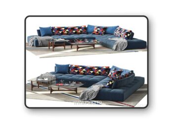Calanque sofa 3D Model