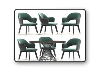 Colette Baxter Arm Dining Chair Set