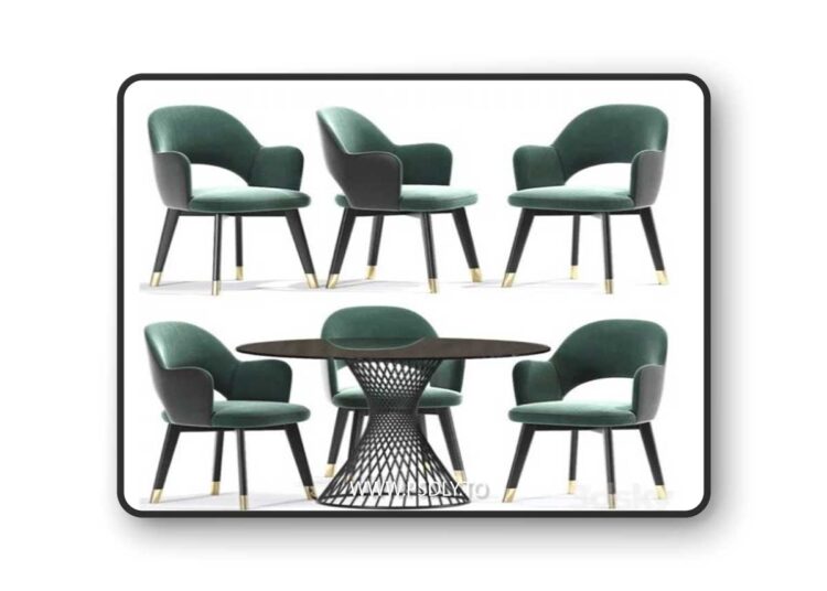 Colette Baxter Arm Dining Chair Set