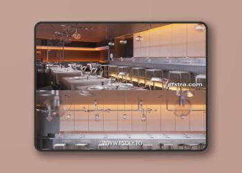 Contemporary Restaurant 3D Model