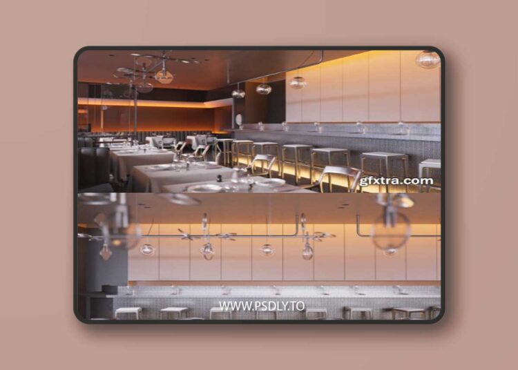 Contemporary Restaurant 3D Model