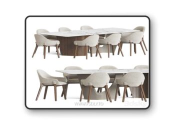 Dining Set 54 3D Model