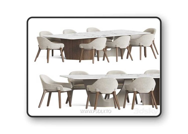 Dining Set 54 3D Model