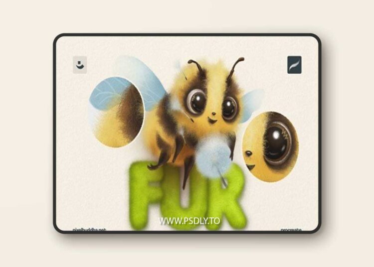 Fur Brushes for Procreate 2WTHDGW