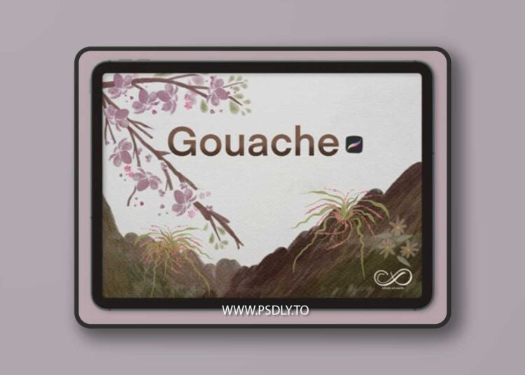 Gouache Springtime Brushes & Swatches for Procreate