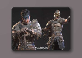 Hero Mercenary Warrior 3D Model