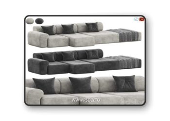 IGEA Sofa by Paola Zani 3D Model