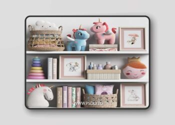 Kids Room Decor 13 3D Model