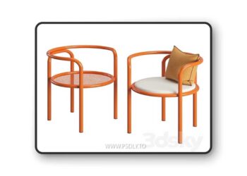 Locus Solus Chair by Exteta 3D Model