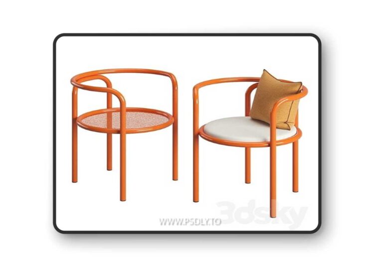 Locus Solus Chair by Exteta 3D Model