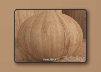 Material wood (seamless) elm - set 118