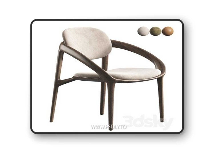 Molly Dining Chair 3D Model
