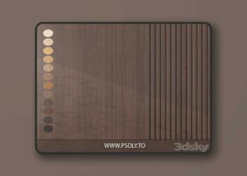 Oak texture 058 3D Model