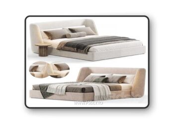 PYORA Bed By Nobonobo 3D Model