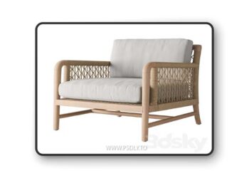 Palecek Montecito Outdoor Lounge Chair
