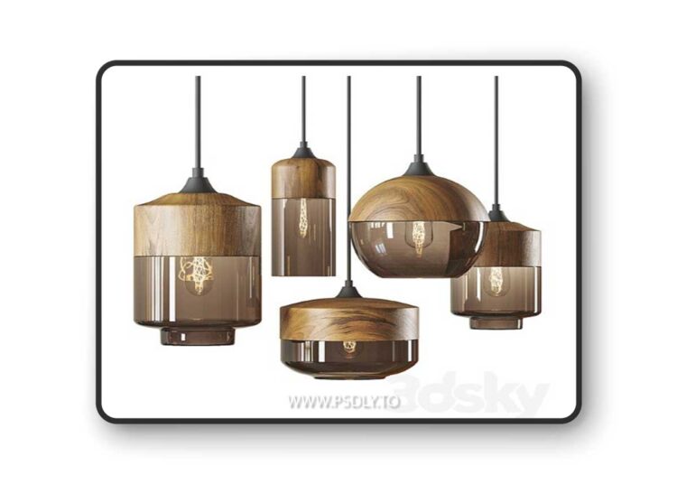 Retro Loft Glass Hanging Light