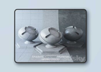 Shaders Concrete 5 3D Model