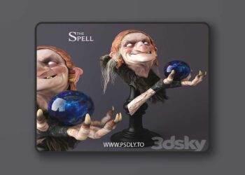 Spell of Grandmother Yagi 3D Model