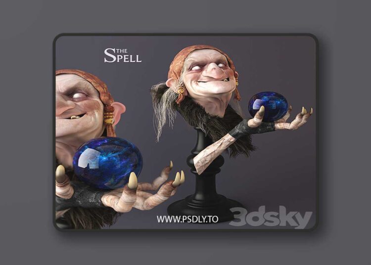Spell of Grandmother Yagi 3D Model