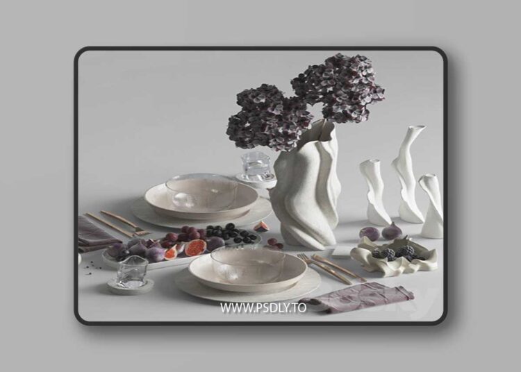 Table Setting 86 3D Model