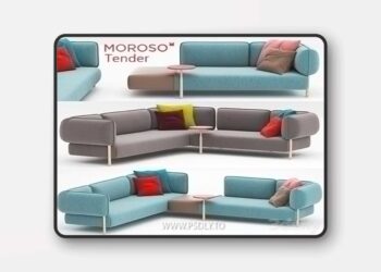 Tender sofa 3D Model