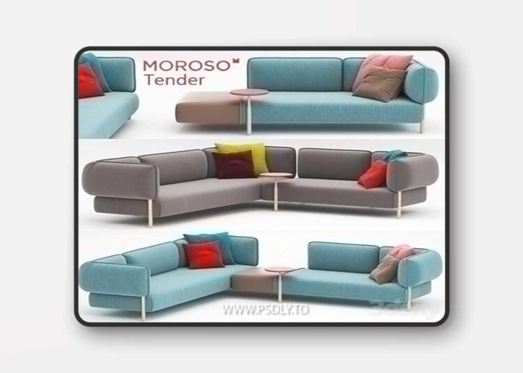 Tender sofa 3D Model