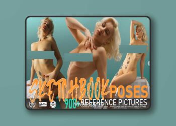 Timo Peter - Sketchbook Poses 02 900+ Reference pictures