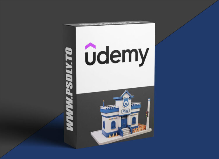 Udemy - Blender 3D Modeling: Create a Low-Poly Police Building