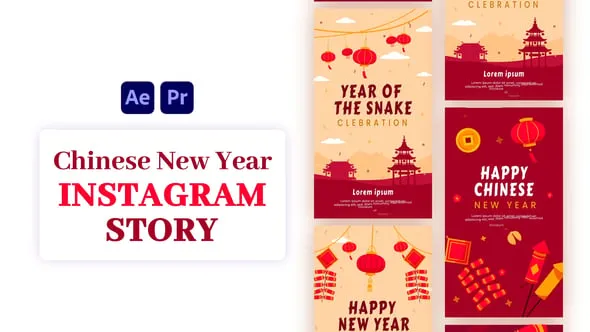 Videohive Chinese New Year Instagram Story Template 55490982