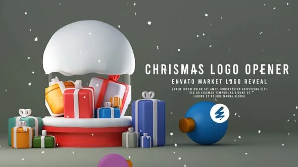 Videohive Christmas Logo Reveal 55484630
