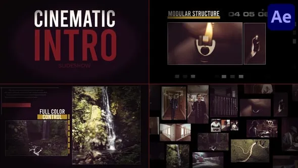 Videohive Cinematic Intro Slideshow for After Effects 55301154