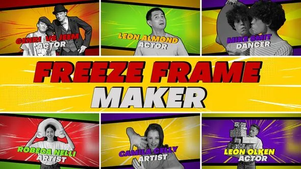 Videohive Comic Style Freeze Frame 55285988