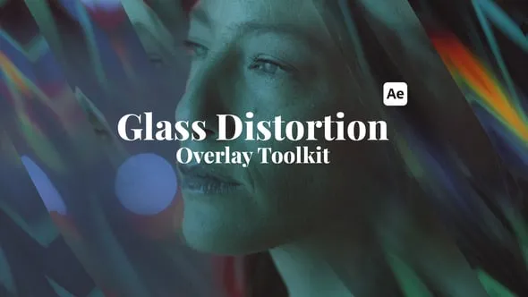 Videohive Glass Distortion Overlays 55304019